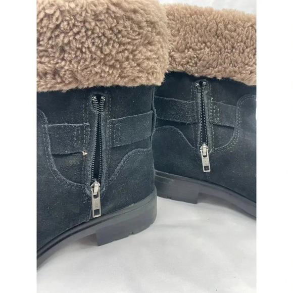 Ugg Harrison Cuff Waterproof Boot in Black - Picture 11 of 11